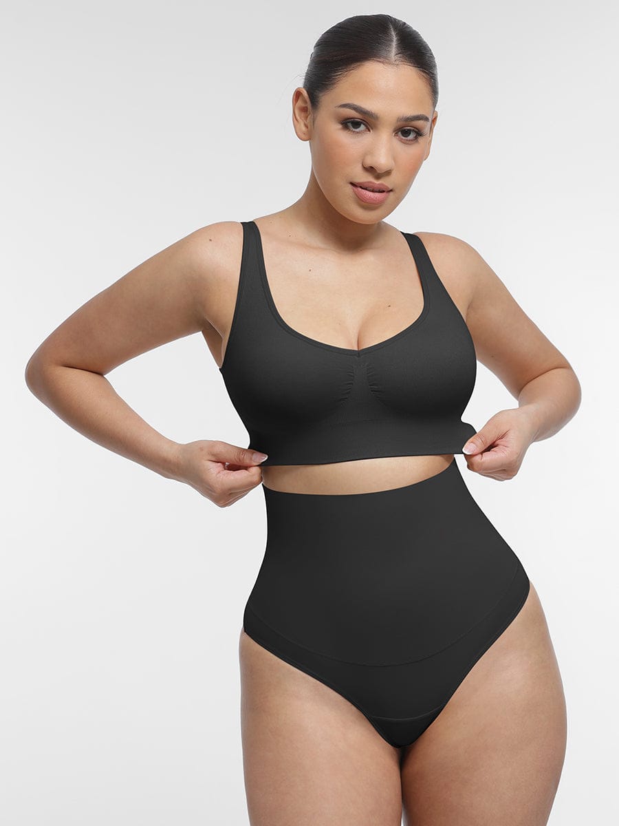 Seamless Back Fat Reduction Inner Bra White 3