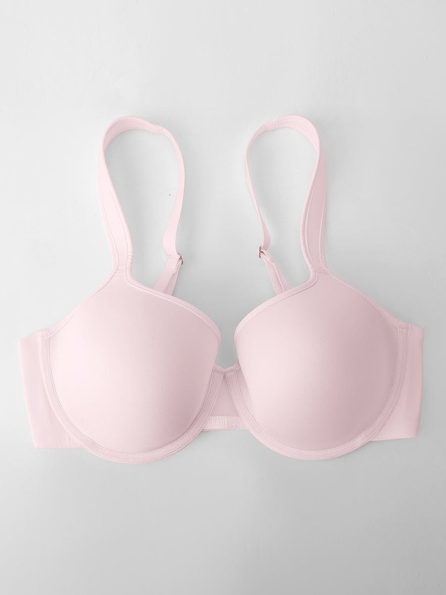 Full Coverage Underwire Bra With Memory Foam Cups Black 5