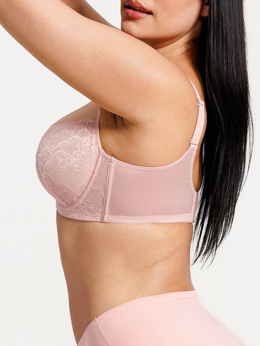 Full Coverage Minimizing Bra Beige 3