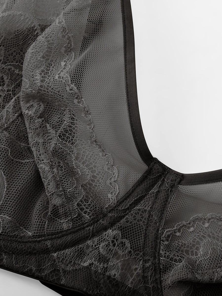 Full Coverage Minimizing Bra White 28