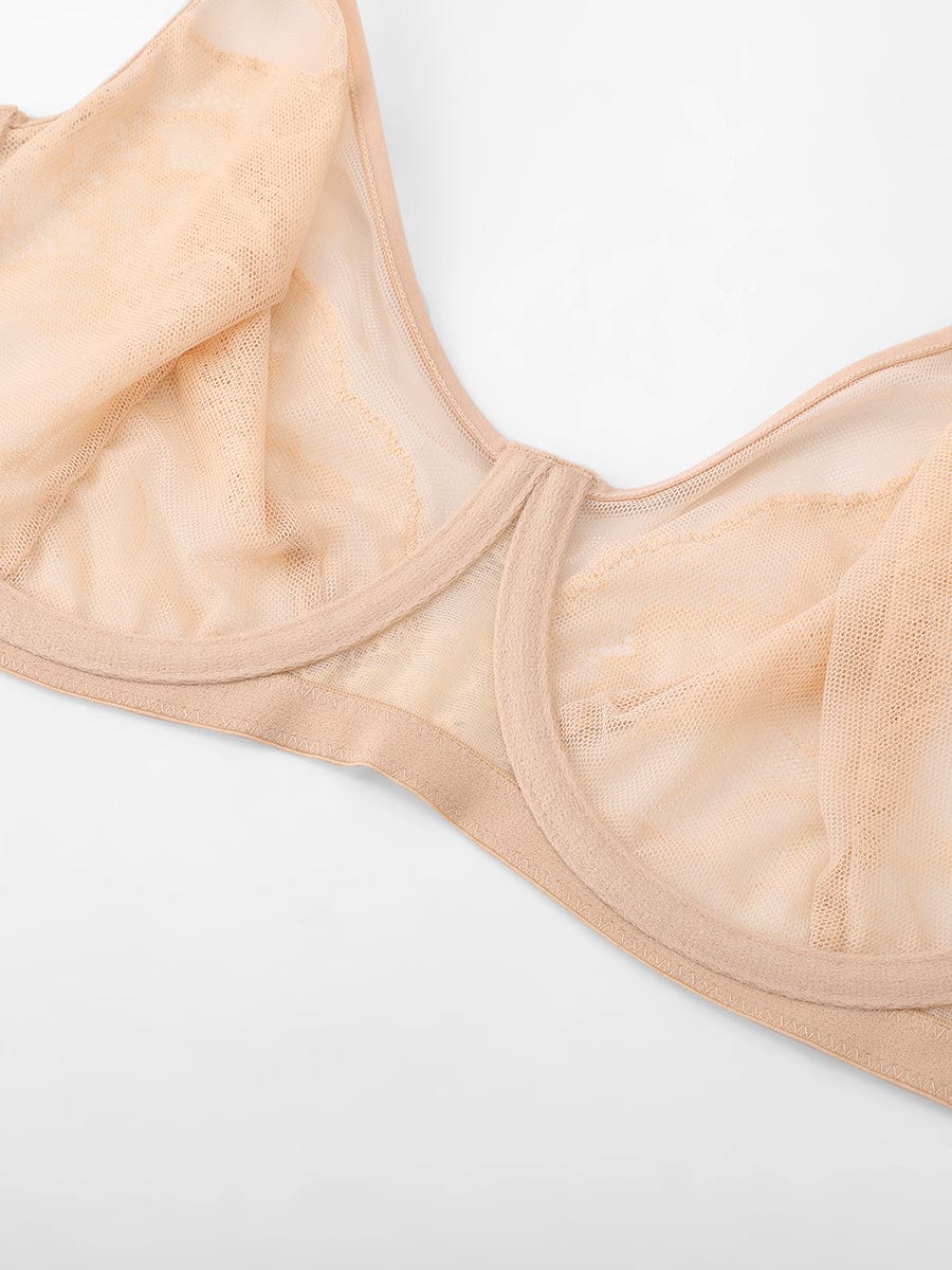 Full Coverage Minimizing Bra White 22