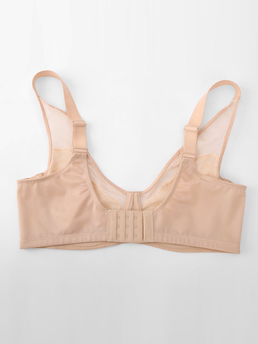 Full Coverage Minimizing Bra White 20