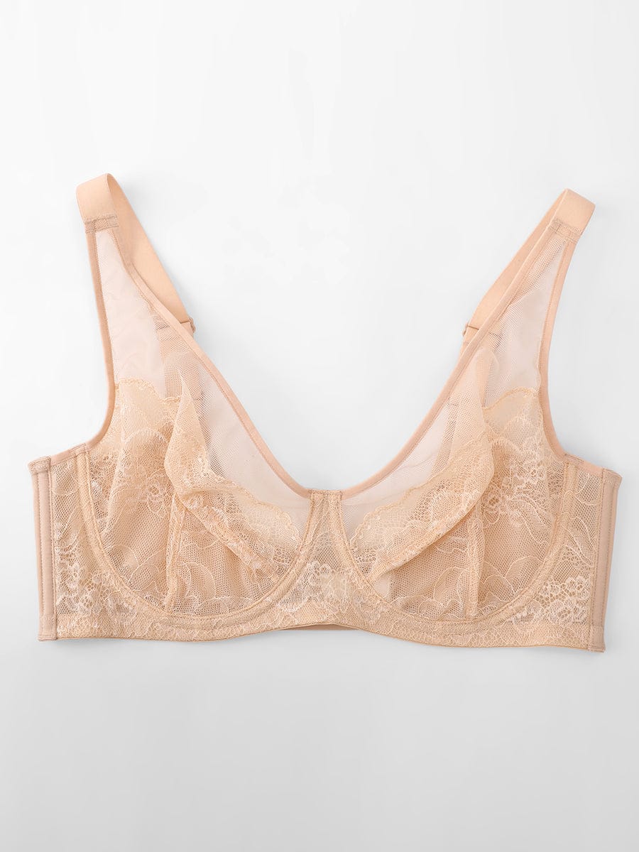 Full Coverage Minimizing Bra White 19