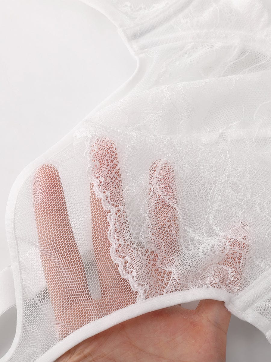 Full Coverage Minimizing Bra White 9