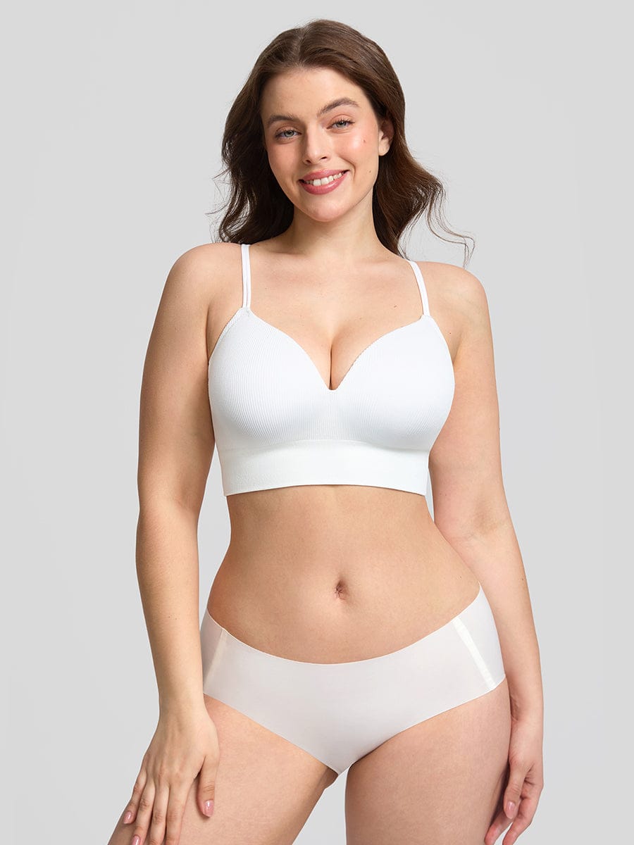 Seamless Wireless Demi T-Shirt Bra 2