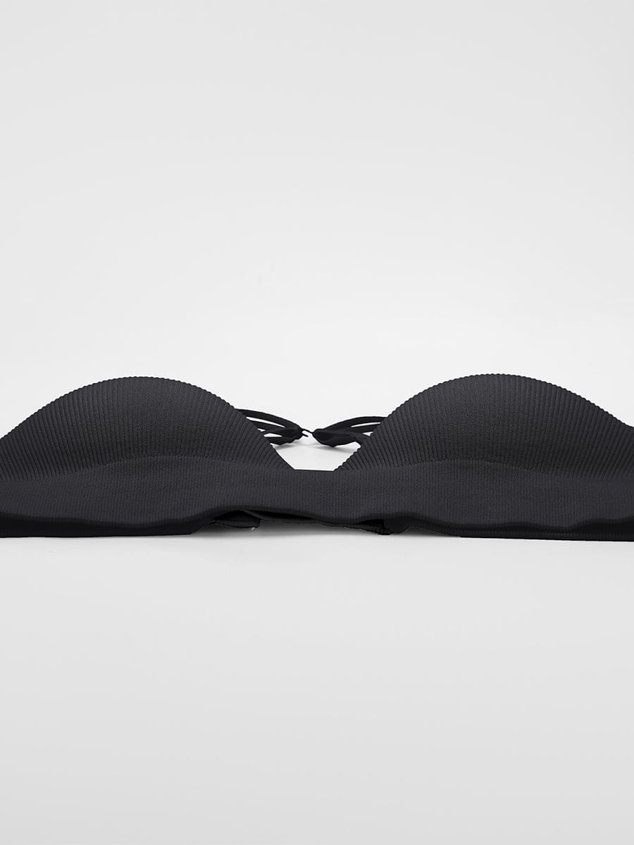 Seamless Wireless Demi T-Shirt Bra White 4