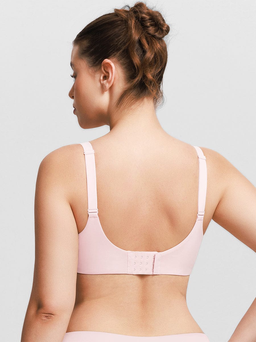 Seamless Underwire Push-Up Demi Bra Black 8