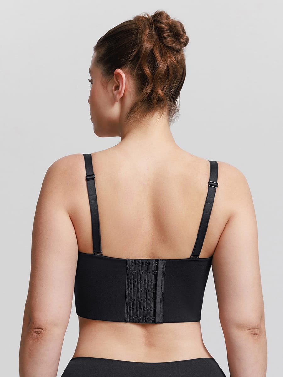 Strapless Half-Cup Underwire Bra Black 10