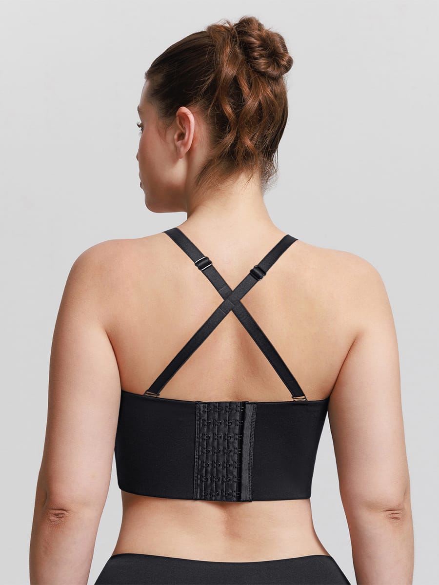 Strapless Half-Cup Underwire Bra Black 11