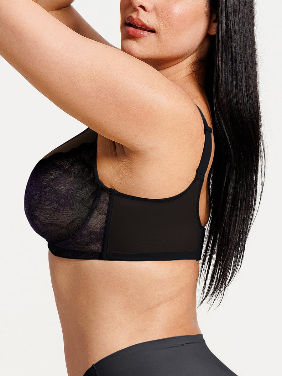 Full Coverage Minimizing Bra White 24