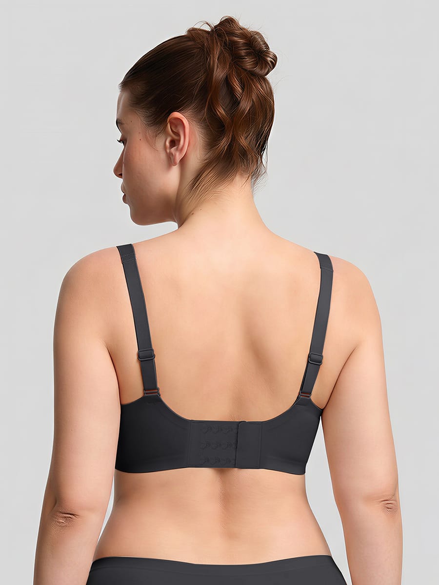 Cut-Out Wireless T-Shirt Bra With Jelly Support Black 6