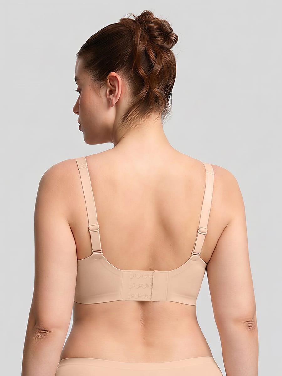 Cut-Out Wireless T-Shirt Bra With Jelly Support Black 2