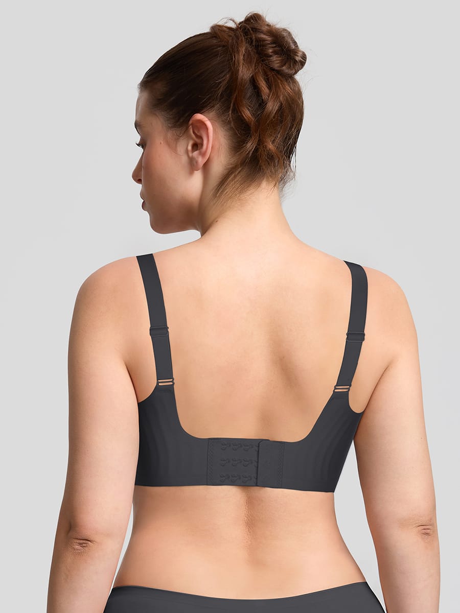 Seamless Wireless T-Shirt Bra for Fuller Busts Beige 5