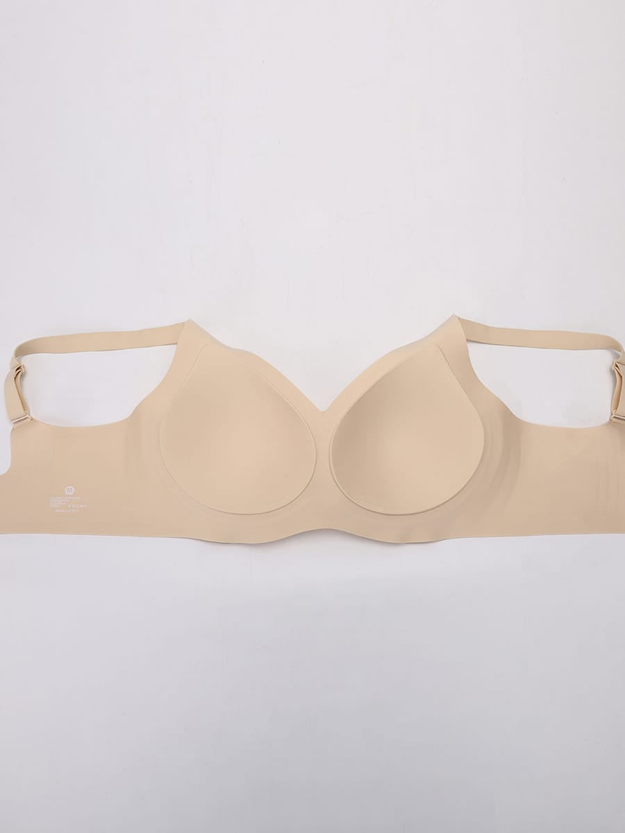 Seamless Wireless T-Shirt Bra for Fuller Busts Black 5