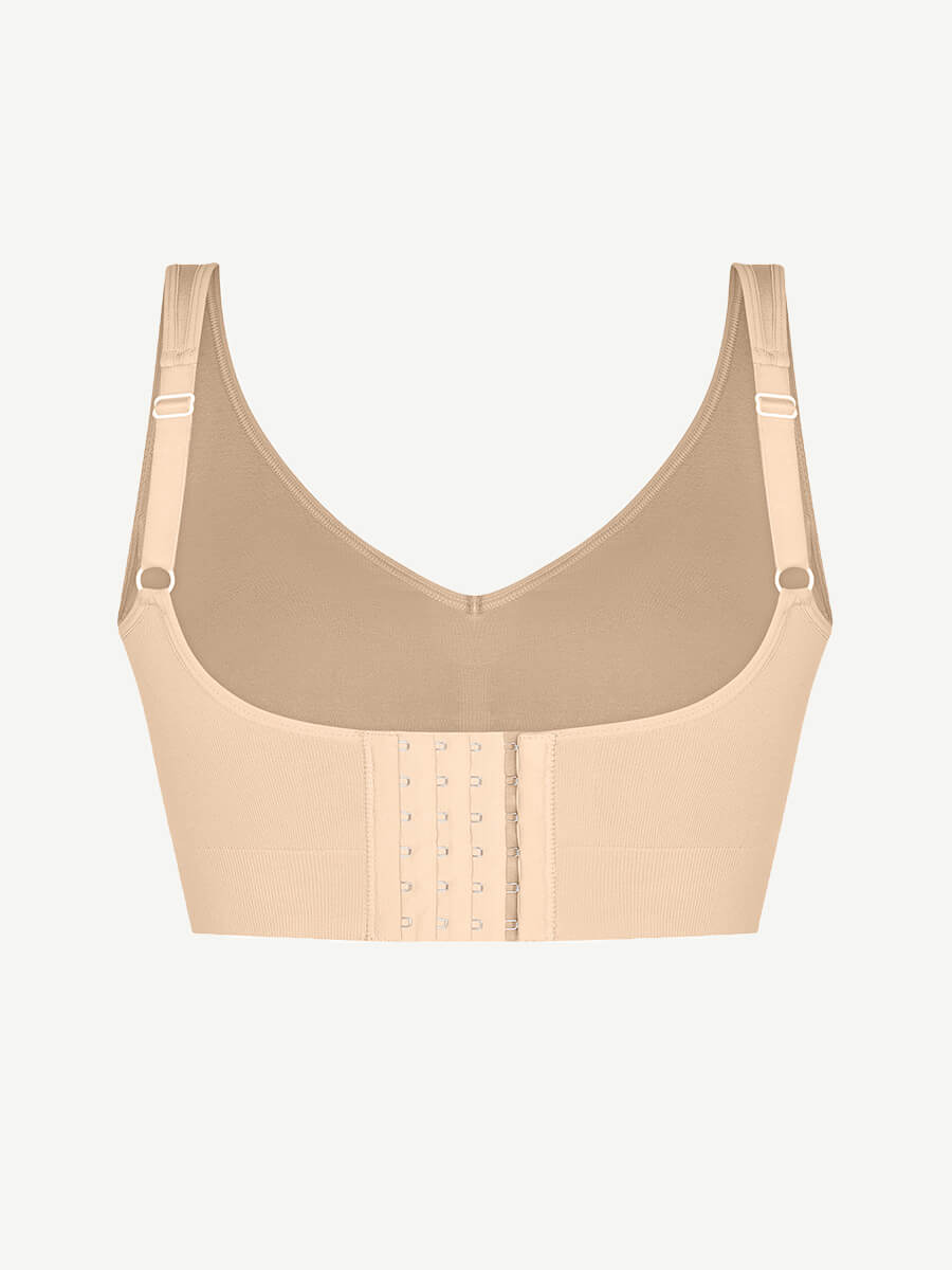 Seamless Back Fat Reduction Inner Bra Dark Brown 7