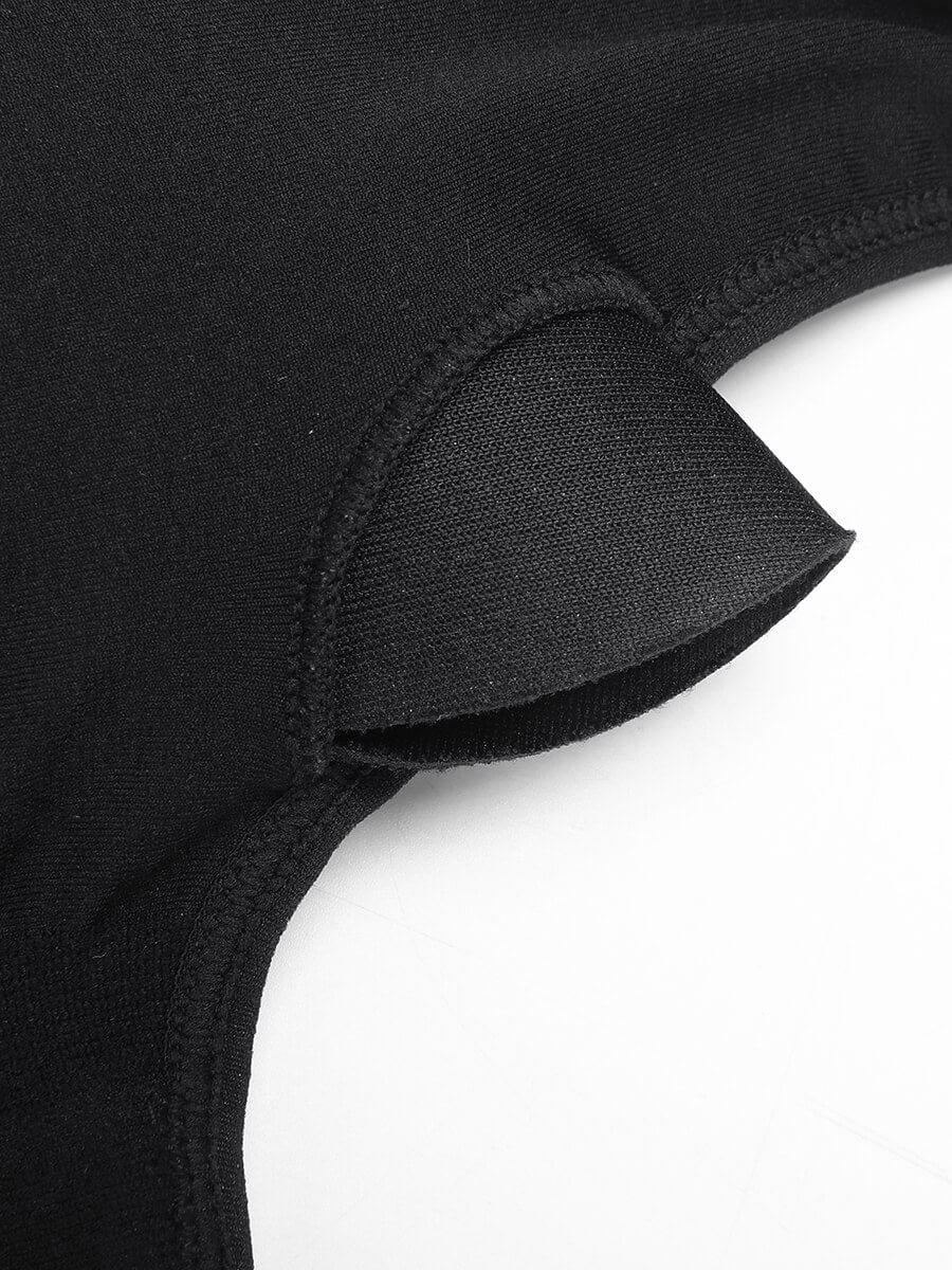 Seamless Back Fat Reduction Inner Bra Black 4