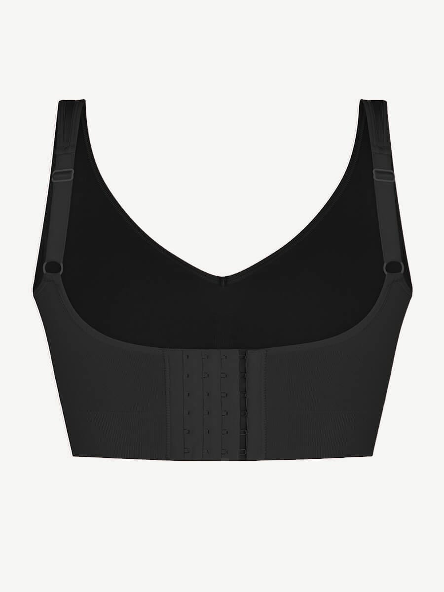 Seamless Back Fat Reduction Inner Bra Black 3