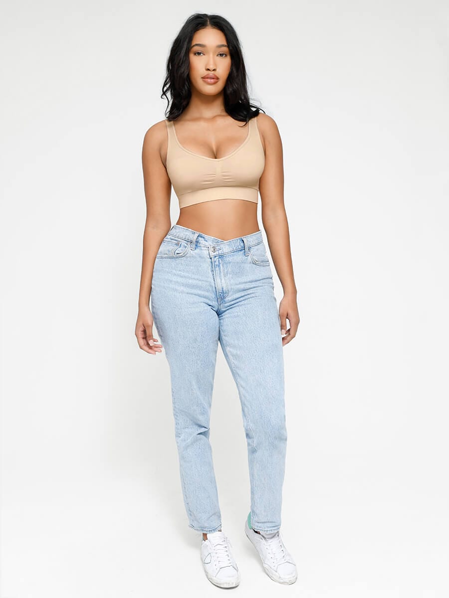 Seamless Back Fat Reduction Inner Bra Light Skin 3