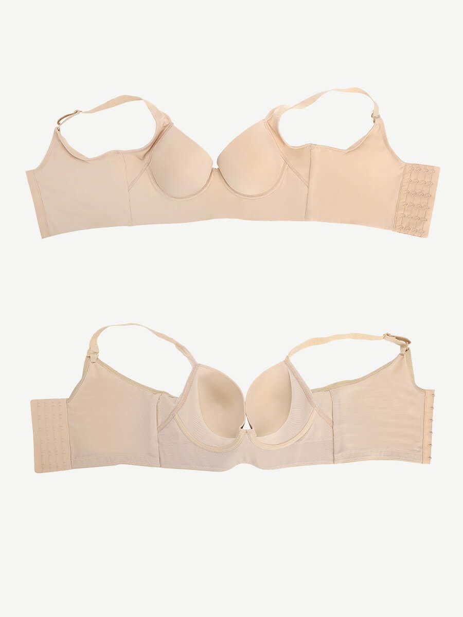 Underwire Push-Up Full Coverage Back-Smoothing Bra Light Skin 10