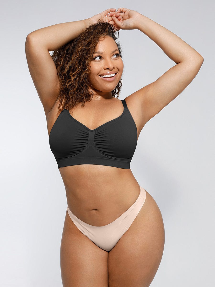 Wireless Supportive Shaping Bra Light Green 6