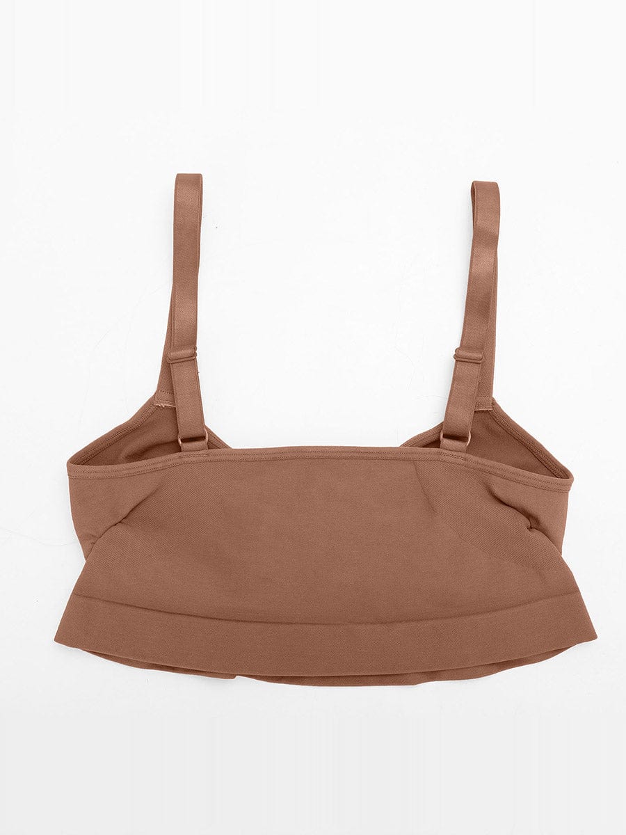 Wireless Supportive Shaping Bra Dark Red 3
