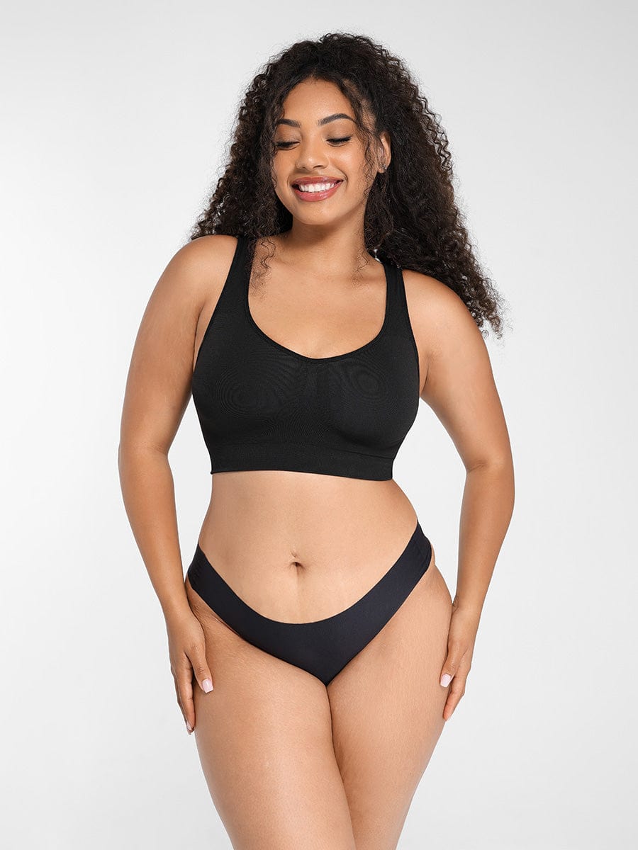 Reversible Wireless Comfort Shaper Bra Black 6