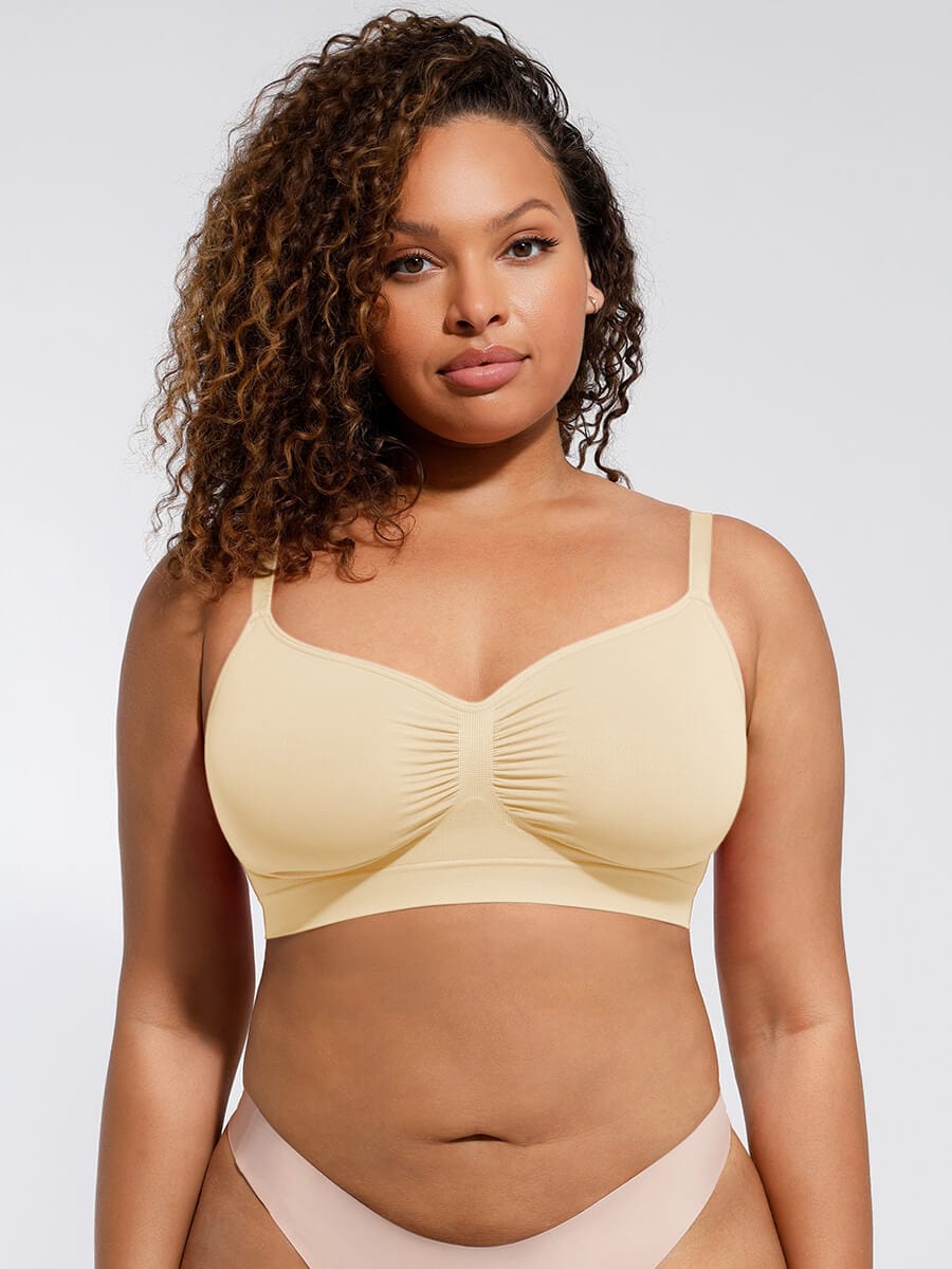 Wireless Supportive Shaping Bra Dark Purple 4
