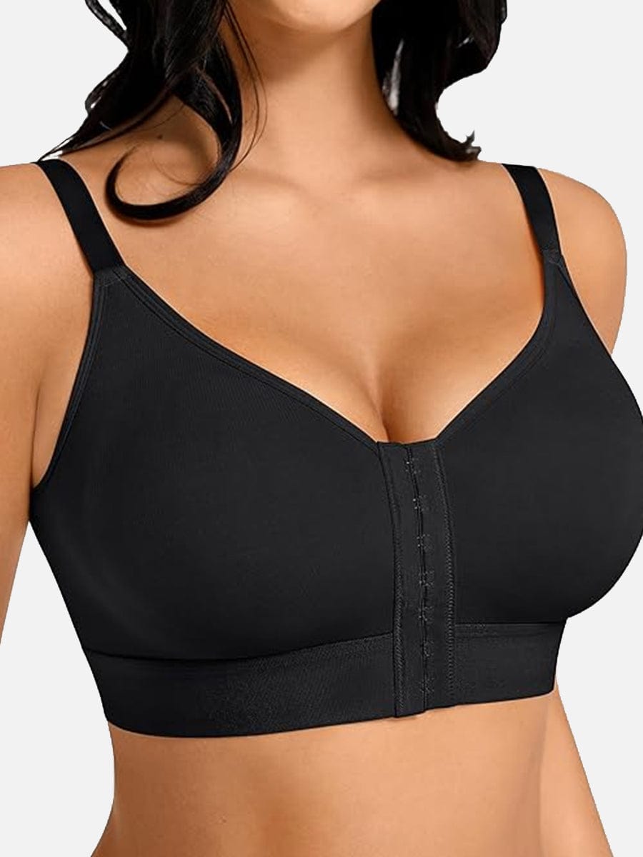Post-Surgery Full Coverage Front Closure Bra Light Skin 6