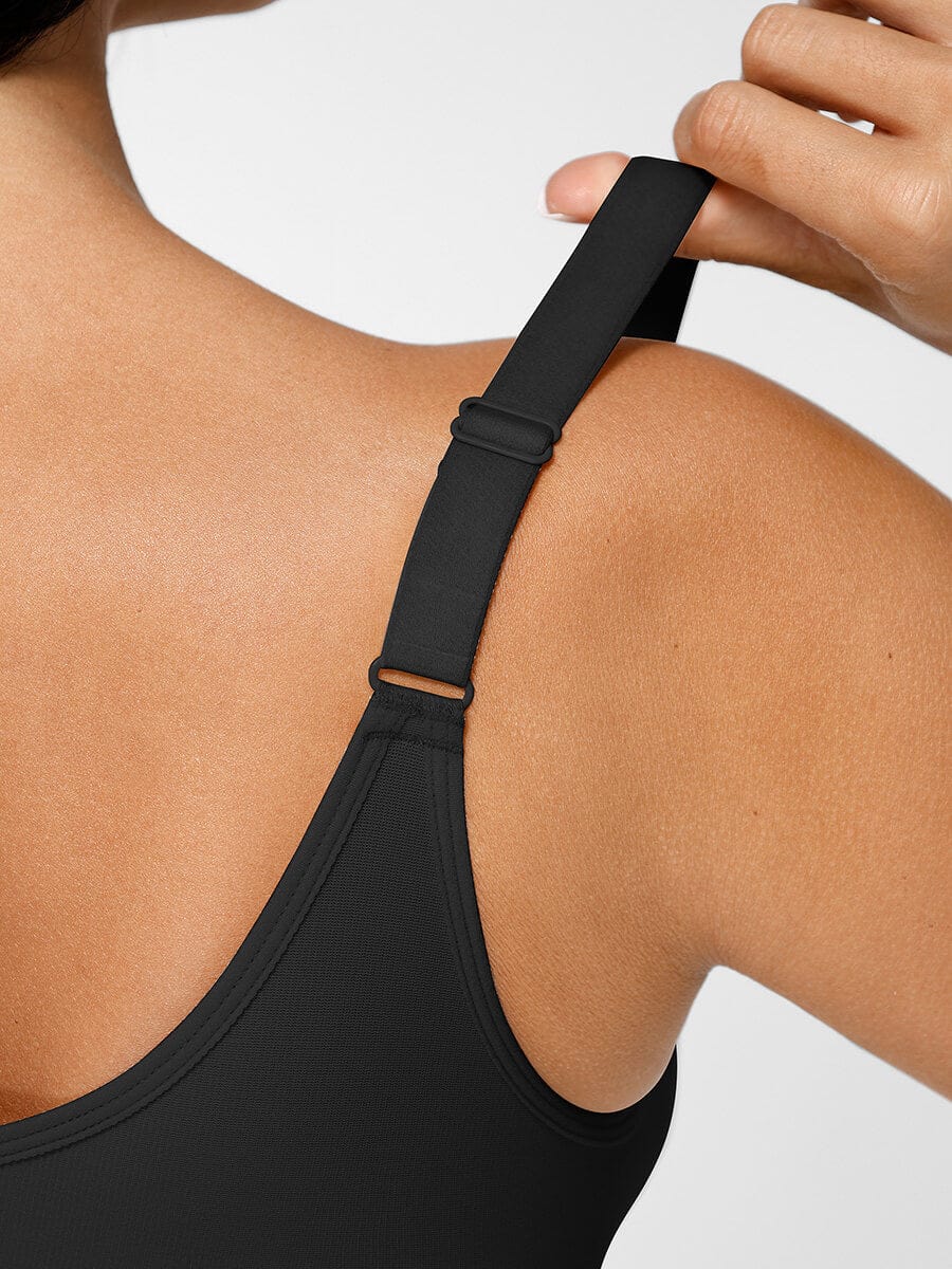 Post-Surgery Full Coverage Front Closure Bra Black 4