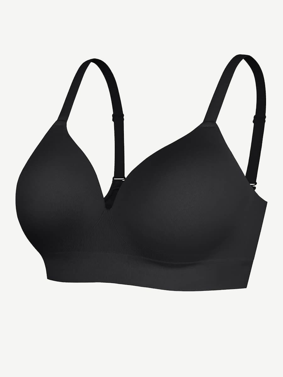 Seamless Wireless Foam Cup Bra White 7