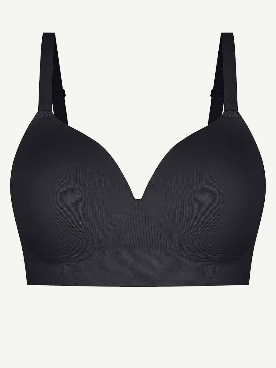Seamless Wireless Foam Cup Bra White 8