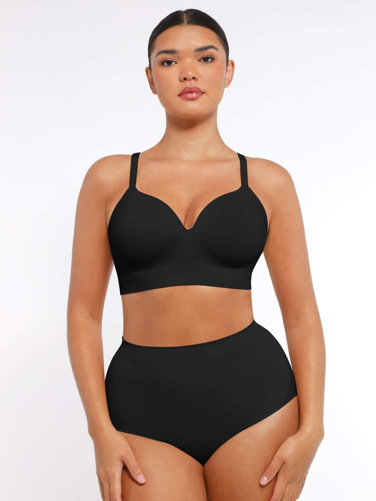 Seamless Wireless Foam Cup Bra White 4