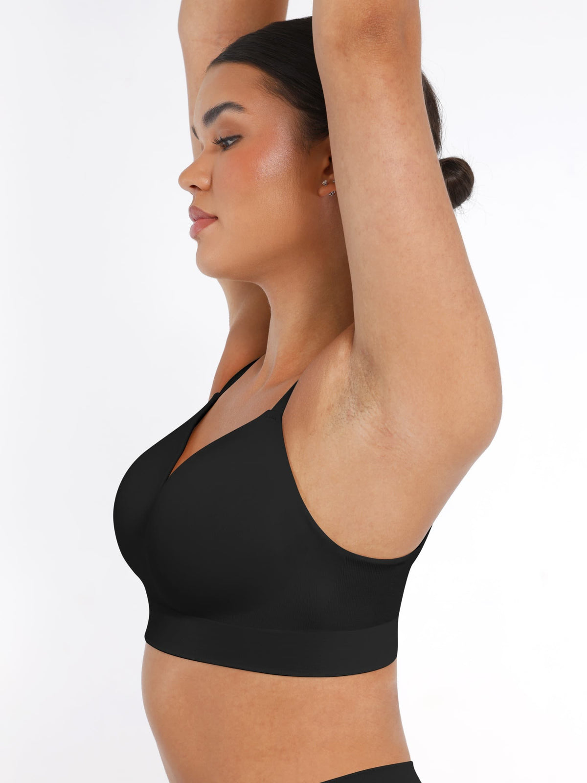Seamless Wireless Foam Cup Bra White 3