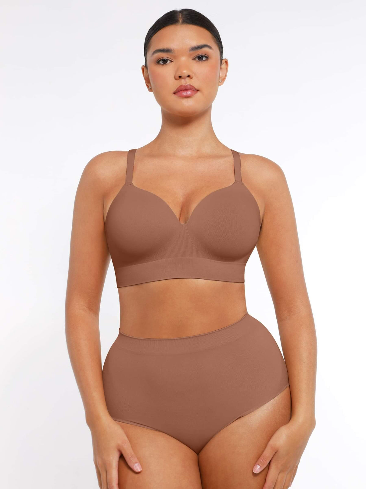 Seamless Wireless Foam Cup Bra Black 6