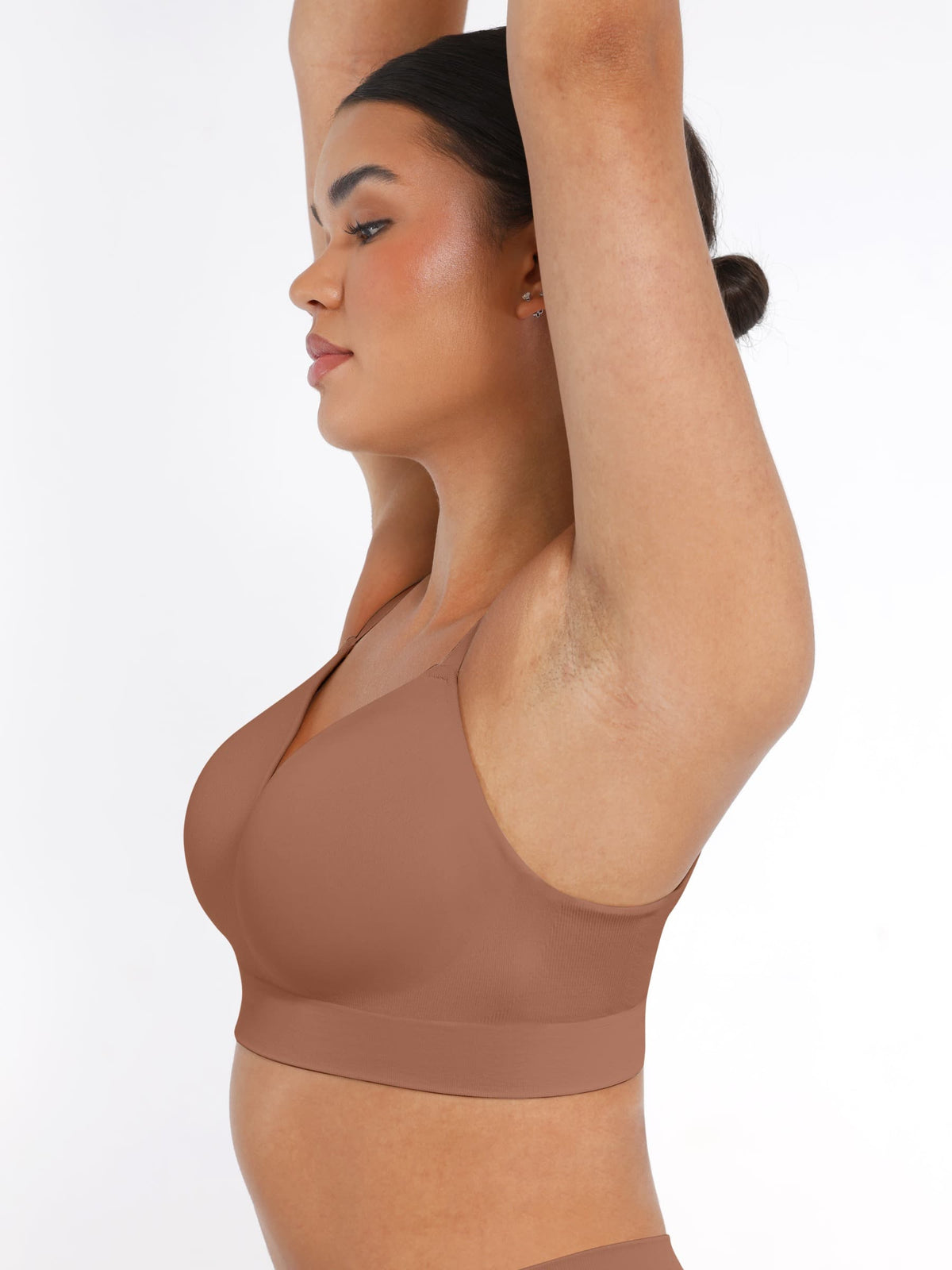Seamless Wireless Foam Cup Bra Black 5