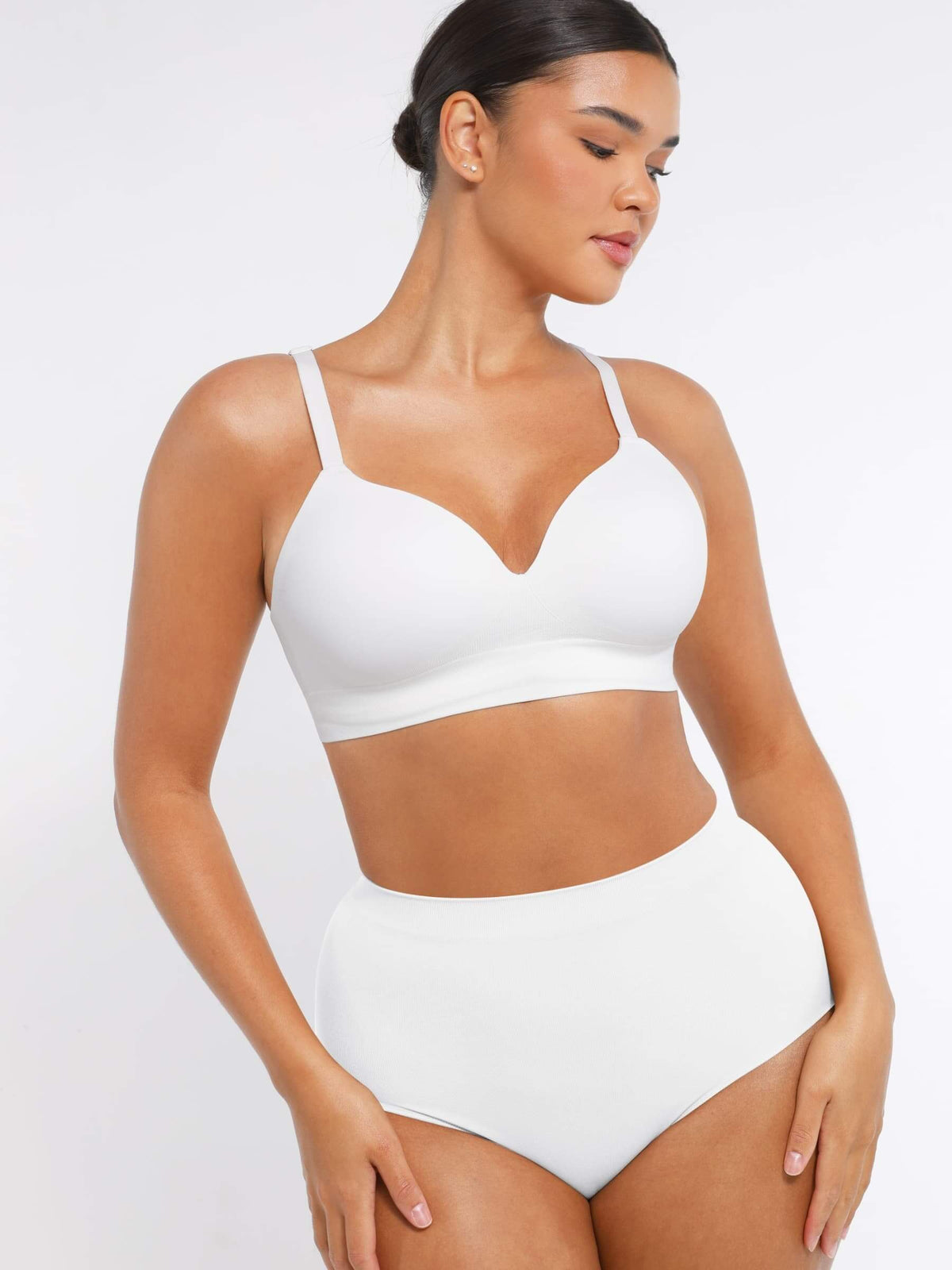 Seamless Wireless Foam Cup Bra Dark Skin 13