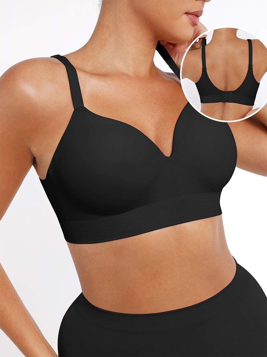 Seamless Wireless Foam Cup Bra Black 13