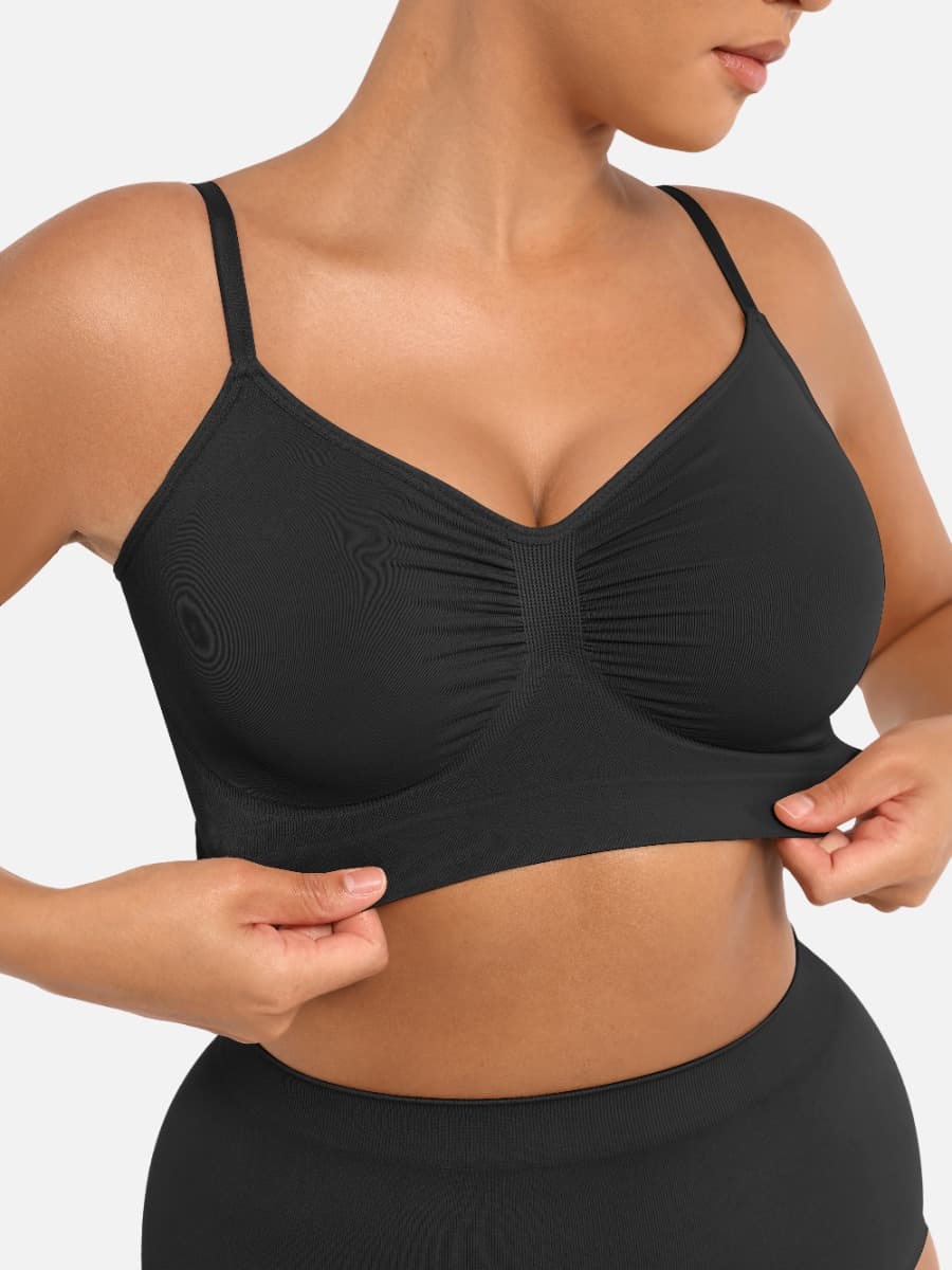 Wireless Supportive Shaping Bra Light Blue 2