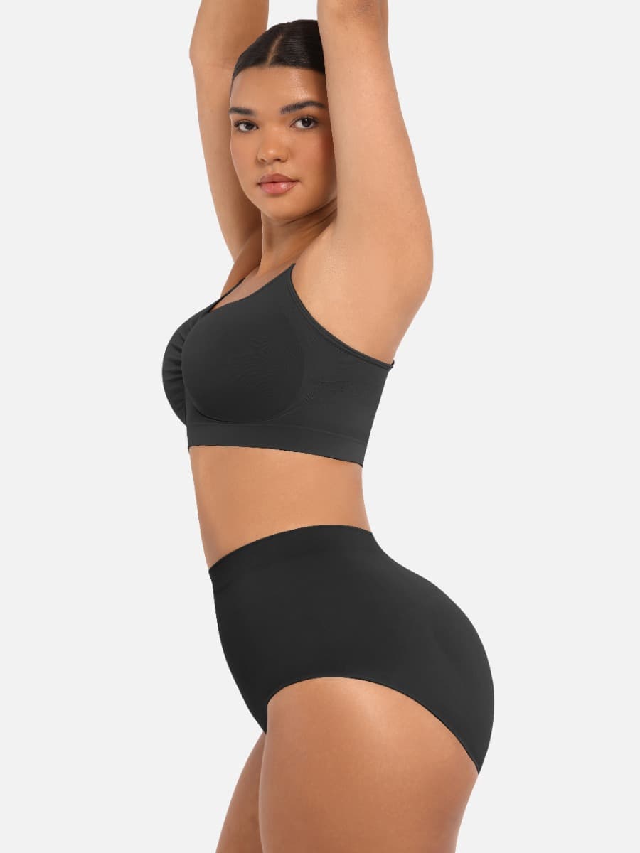 Wireless Supportive Shaping Bra Light Blue 4