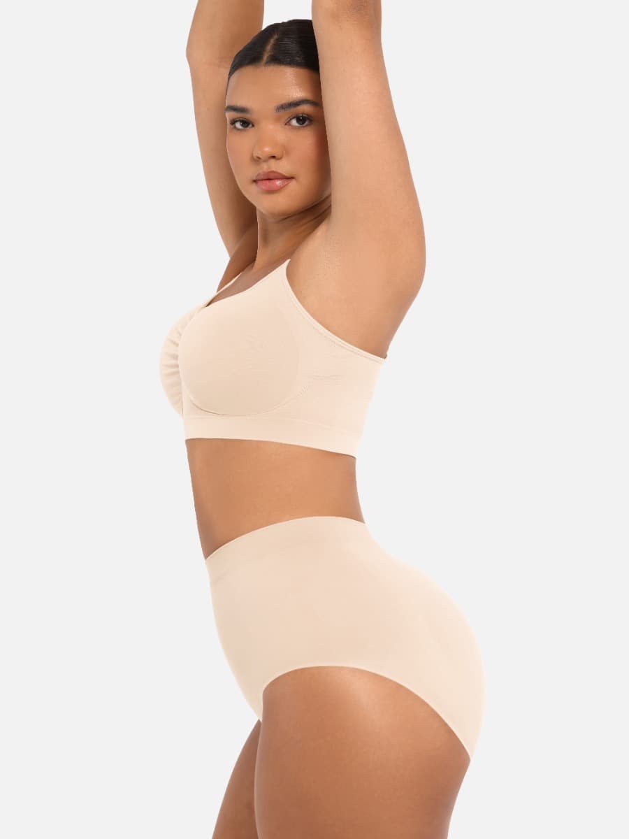 Wireless Supportive Shaping Bra Pink 3