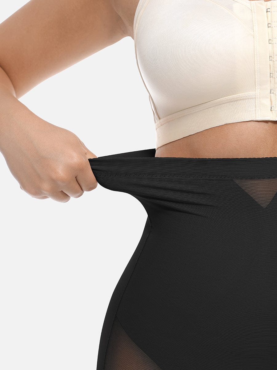 High-Waisted Butt-Lifting Shaper Shorts Black 2