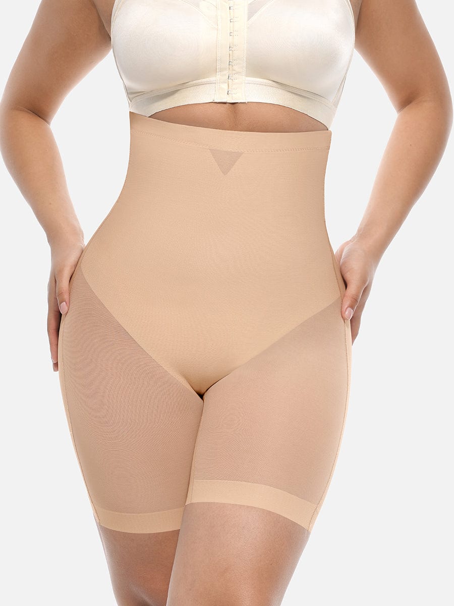 High-Waisted Butt-Lifting Shaper Shorts Black 6
