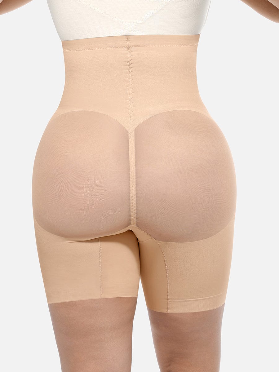 High-Waisted Butt-Lifting Shaper Shorts Light Skin 2