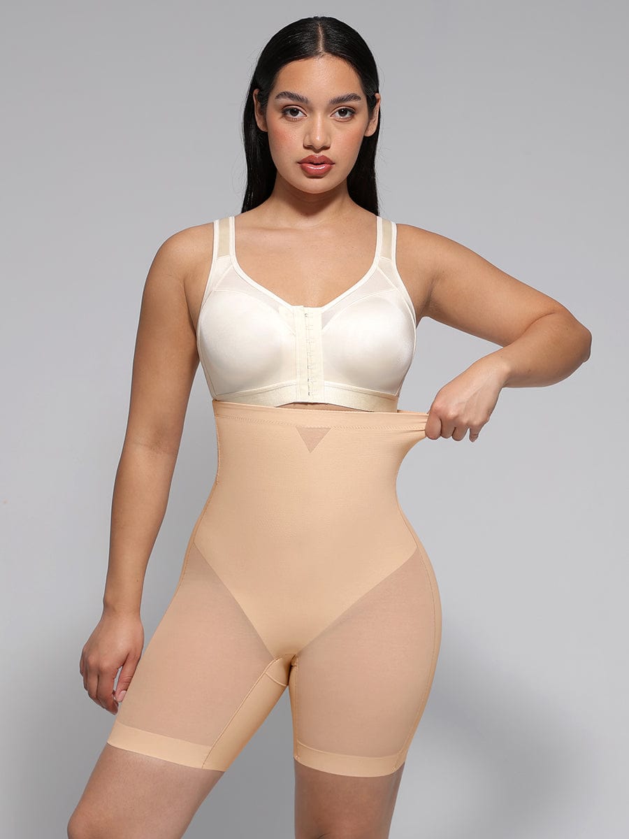 High-Waisted Butt-Lifting Shaper Shorts Light Skin 3