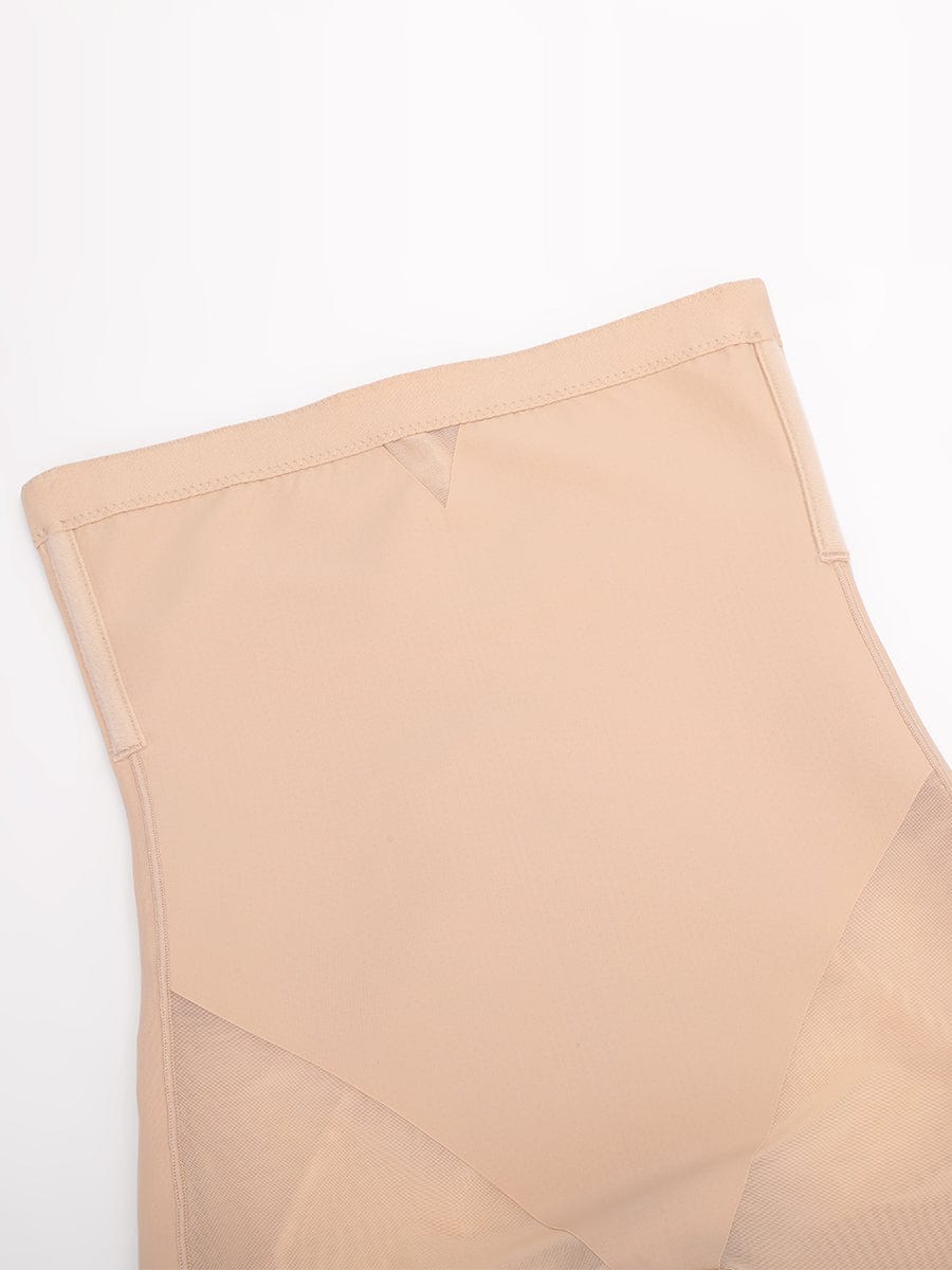 High-Waisted Butt-Lifting Shaper Shorts Dark Brown 11