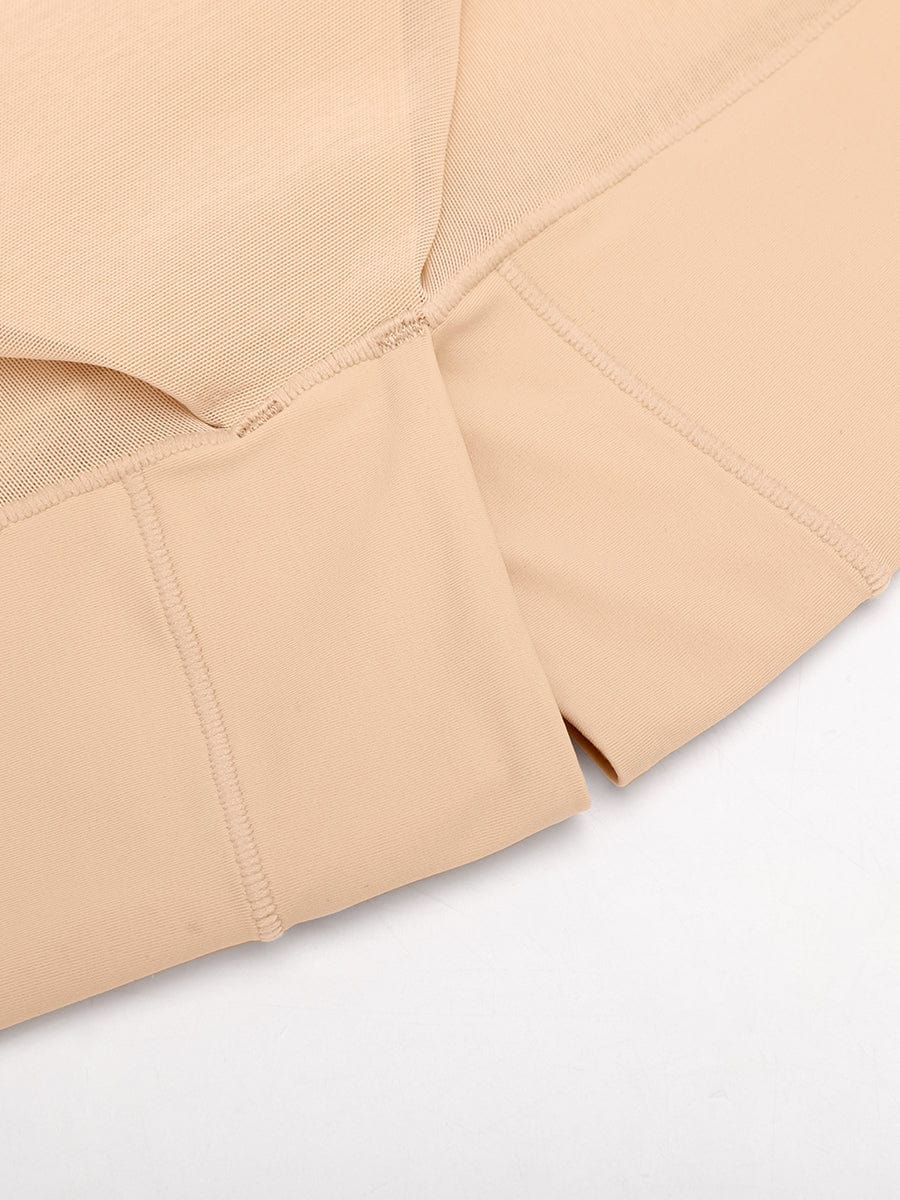 High-Waisted Butt-Lifting Shaper Shorts Dark Brown 10