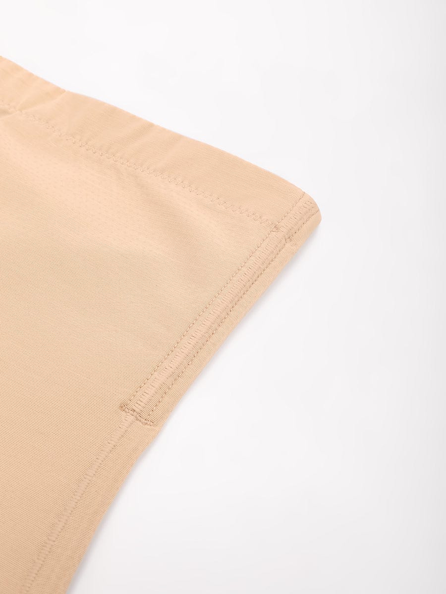 High-Waisted Butt-Lifting Shaper Shorts Dark Brown 9