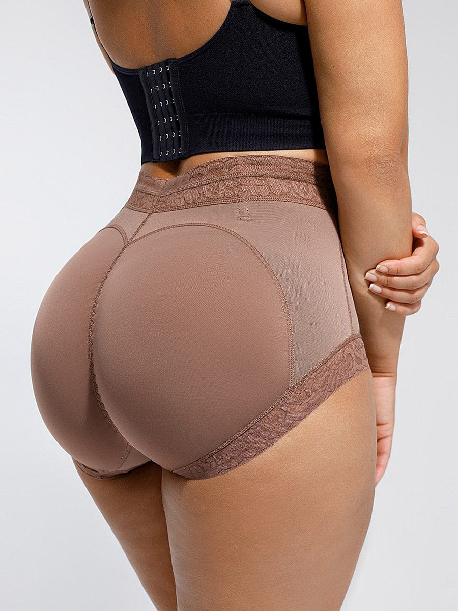 Peach Butt Lift Tummy Control Shorts Nude Pink 2