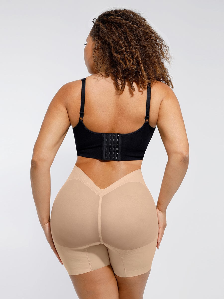 Low-Back Tummy Slimming Leg Shaper Light Skin 4