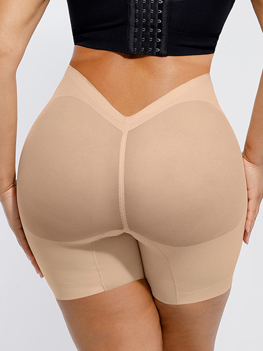Low-Back Tummy Slimming Leg Shaper Light Skin 1